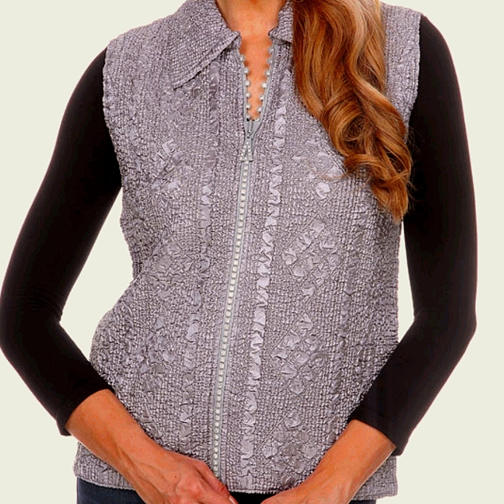 Magic Diamond Zipper Vest